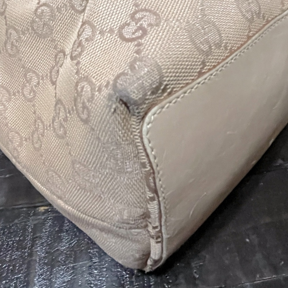 Authentic Gucci GG Monogram Bucket Tote Purse - Picture 8 of 12